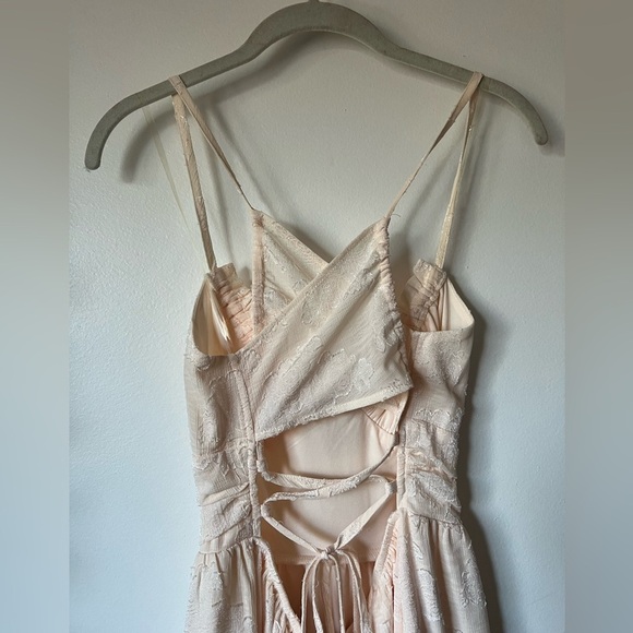 Wild Fable Ivory Sand Tard Jacquard Dress Strappy
Backless Women's S Small NEW - Picture 7 of 13
